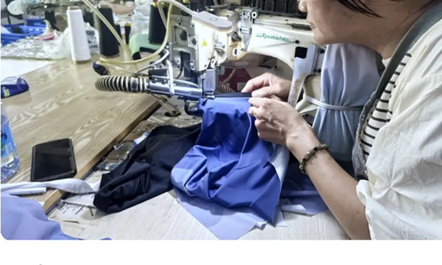 Sewing work area from the existing website asset library